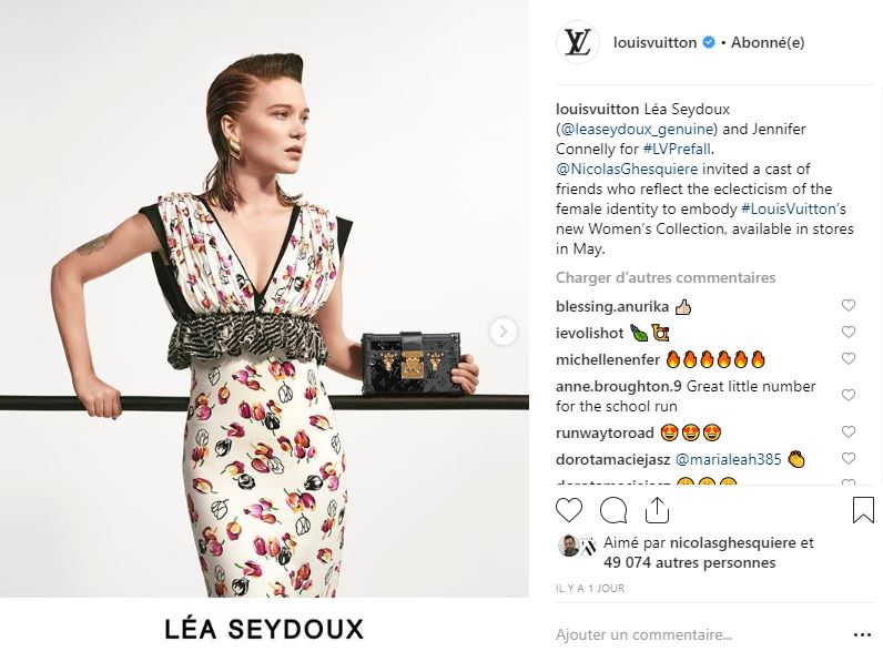 Casting cinq étoiles pour Louis Vuitton